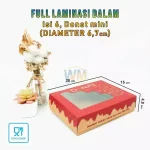 Box Donat Viral Isi 6 27×18×5 Motif / Isi 3 27x10 – Dus Donat Kekinian Isi 1–12 & Mini - Kardus Donat Mini Isi 6 Kekinian Untuk Jualan - Gambar 3