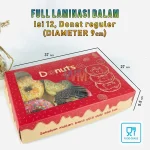 Box Donat Viral Isi 6 27×18×5 Motif / Isi 3 27x10 – Dus Donat Kekinian Isi 1–12 & Mini - Kardus Donat Mini Isi 6 Kekinian Untuk Jualan - Gambar 4