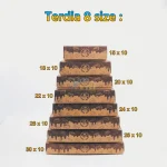 Dus Box Bolen Pisang Isi 10 – Dus Bolen Kraft Window Mika Food Grade – 8 Ukuran 30×10×5 s/d 15×10×5 - Gambar 3