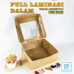 Dus Box Bolu 18x18x7 / Dus Nasi Catering / Box Dus Brownies 18x18x7 / Dus Kue 18x18x7 / Box Souvenir / Cake Box 18x18 x 7 / - Gambar 5