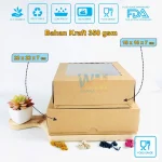 Dus Box Bolu 18x18x7 / Dus Nasi Catering / Box Dus Brownies 18x18x7 / Dus Kue 18x18x7 / Box Souvenir / Cake Box 18x18 x 7 / - Gambar 2
