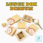 Dus Box Dimsum Laminasi / Kotak Dimsum / Lunch Box XS / Dus Dimsum / Paper Lunch Box S / Dus Dimsum 10x10 / Box Dimsum Kecil