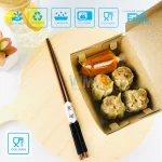 Dus Box Dimsum Laminasi / Kotak Dimsum / Lunch Box XS / Dus Dimsum / Paper Lunch Box S / Dus Dimsum 10x10 / Box Dimsum Kecil - Gambar 7