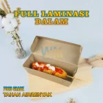 Dus Sosis Bakar / Paper Tray Sosis Bakar / Tray Hotang / Tray Long Potato / Box Corndog Laminasi / Box Sate - Gambar 3