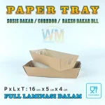 Dus Sosis Bakar / Paper Tray Sosis Bakar / Tray Hotang / Tray Long Potato / Box Corndog Laminasi / Box Sate - Gambar 6