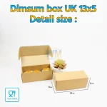 Dus Box Dimsum Panjang / Dimsum Box / Kotak Dimsum Laminasi / Dus Dimsum Motif / Wadah Dimsum Panjang / Box Dimsum Mentai - Gambar 9
