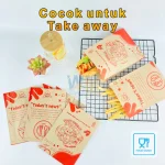 Kantong Kertas Makanan Food Grade / Kantong Cemilan / Kantonng Roti / Paper Bag / Kantong Donat / Kantong Gorengan - Gambar 2