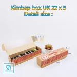Sushi box / Mika sushi panjang / Box sushi / Tray mika sushi / Kotak sushi / Kemasan sushi / Dus sushi motif / Wadah Sushi - Gambar 8