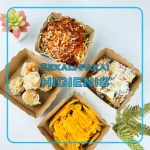 Paper Food Tray S 10x10x3,5 / Piring Nampan Kertas / Alas Tempat Makan / Tempat Makan Kentang Sosis Burger / Nampan Makanan Kerta
